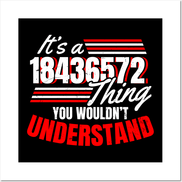 V8 Engine Shirt | It's A 18436572 Thing Gift Wall Art by Gawkclothing